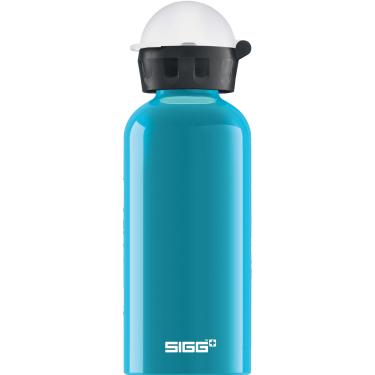 Imagem de SIGG Garrafa de água infantil KBT Waterfall, 368 g, leve e à prova de vazamento, garrafa de água de metal simples e moderna livre de BPA para crianças