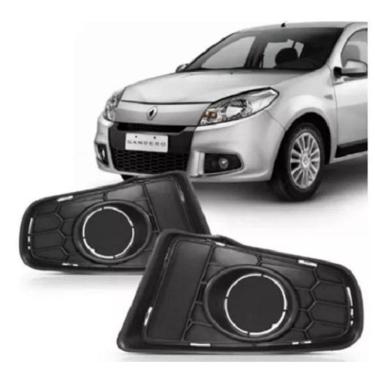 Imagem de Par grade moldura milha sandero sem furo