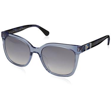 Imagem de Kate Spade New York Óculos de sol femininos Kiya Square, Azul, 53 mm