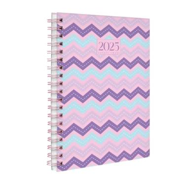 Imagem de Agenda Planner Semanal 2025 Colors Sweet Chevron Lilás