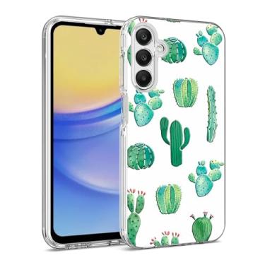 Imagem de KACHEN Capa para celular Samsung Galaxy A15 5G, 2 em 1 cacto 3D Slim Fit, híbrida, à prova de choque, bumper para mulheres e meninas
