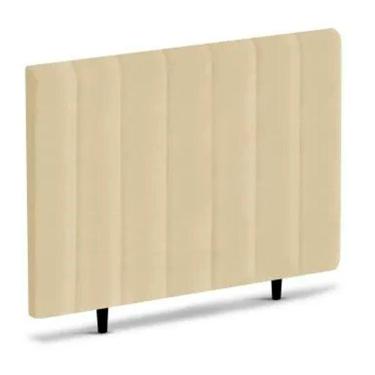 Imagem de Cabeceira Castor Casal Revollution Bege 138cm