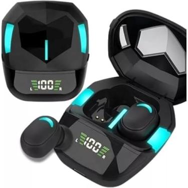 Imagem de Fone de Ouvido Sem Fio Bluetooth TWS 5.0 Prova D'água A-607