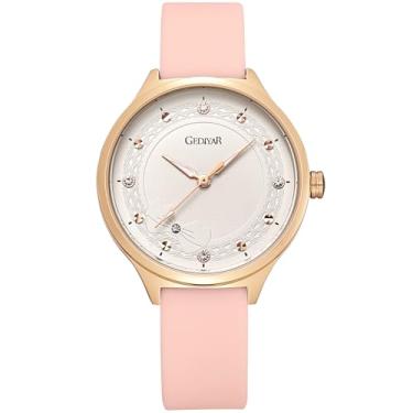 Imagem de RUYEOOK Relógio feminino, enfermeiras, estudantes de enfermagem, várias cores, ponteiro de segundos, pulseira de silicone macio, à prova d'água, quartzo, analógico, feminino, vestido elegante, G720