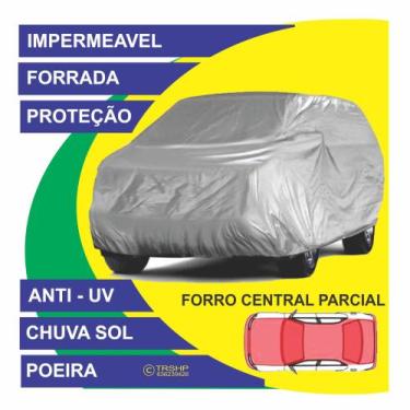 Imagem de Capa Cobrir Carro Fiat Elba - Forrada Impermeavel Proteção Anti UV - W