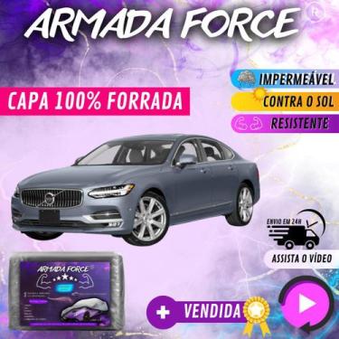 Imagem de Capa Cobrir Carro VOLVO SEDAN  100% Forrada Armada Force 100% Impermeá