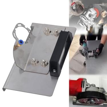 Imagem de Suporte para Rebarbadora Angular, Ferramenta Chanfro Telha Aço Inoxidável 45 Graus, Suporte Corte Chanfro Telha Rebarbadora para Projetos Telha Rebarbadoras Angulares 100 Tipos