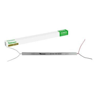 Imagem de Fonte Ultra Slim Driver P/ Perfil Fita Led 12v 10a 120w - GREEN, 044-6