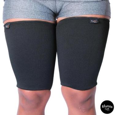 Imagem de Coxal Elástico Compressão Suporte Protetor Profissional Treino E Alivi