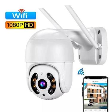 Imagem de Vigilância constante: Câmera Wi-Fi IP Segurança Full HD com infraverme
