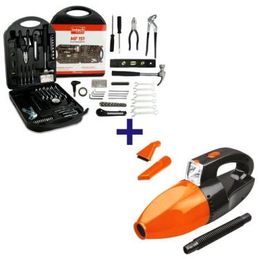 Imagem de Kit Ferramentas Com Maleta 151 Peças + Aspirador 12v Intech - Intech M