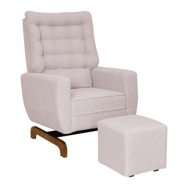 Imagem de Poltrona De Amamentação Olivia Com Balanço Bebê Completo - Gariani, TB