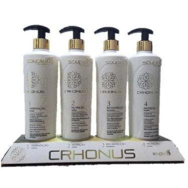 Imagem de Kit Cronograma Capilar Souple Liss Crhonus 4X500Ml Hidrata
