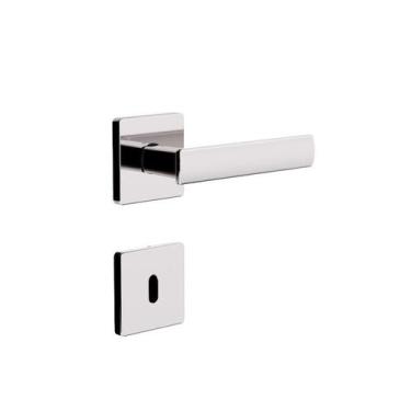 Imagem de Fechadura 3f linha design roseta quadrada inox interna - cromado - FER