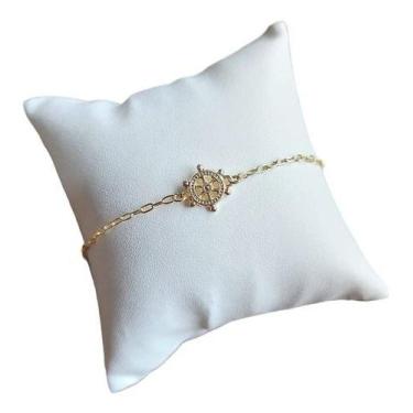 Imagem de Tornozeleira Fundo Do Mar Moda Praia Náutico F. Ouro 18k - De Castro j