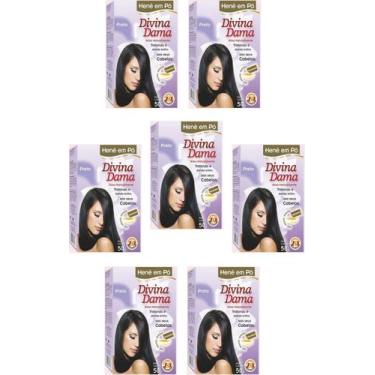 Imagem de Hene em Po Divina Dama 07x50gr Jaborandi ( Cores: Incolor, Chocolate, 
