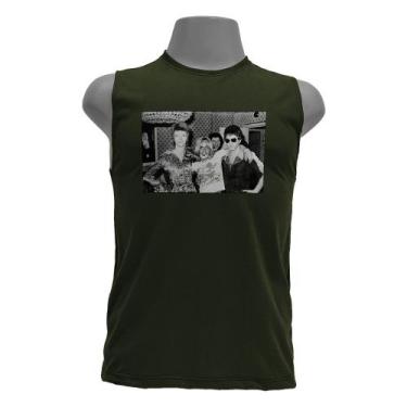 Imagem de Camiseta regata masculina - David Bowie - Iggy Pop - Lou Reed. - DASAN