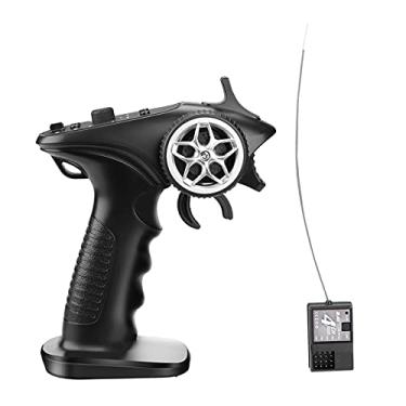 Imagem de 2.4G FHSS 67 Canais Controle Remoto para Barco de Carro RC, Resposta Rápida, Longa Distância de Controle (Controle remoto e receptor)