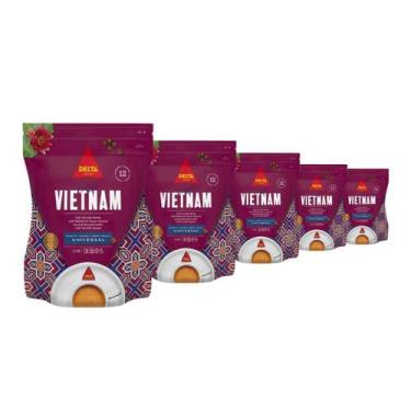Imagem de Café Moído Importado, Delta, Vietnam, 5 Pacotes de 250g - Delta Cafés