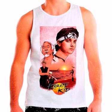 Imagem de Regata Masculina Branca Cobra Kai 07 - DESIGN CAMISETAS, Branco, EG