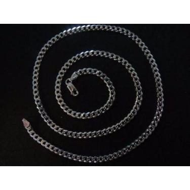 Imagem de Conjunto Corrente E Pulseira Masculina Grumet Em Prata 925 - DG Presen
