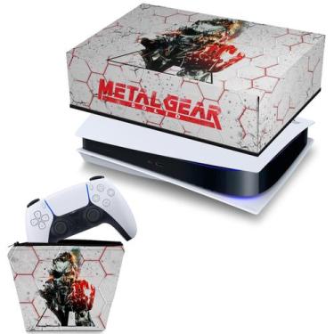 Imagem de Capa Compatível PS5 Horizontal e Case Controle - Metal Gear Solid - Po