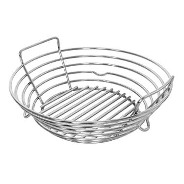 Imagem de Charcoal Fire Basket Charcoal Ash Basket for Kamado Joe JR Accessories, Stainless Steel Grill Ash Baskets for Minimax Big Green Egg and Other Charcoal Grills