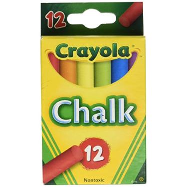 Imagem de Crayola Chalk, Assorted Colors, 12 Sticks Per Box