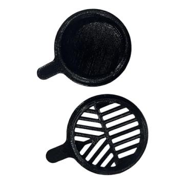 Imagem de TEYOUYI Bahtinov Mask Focus and Cap Cover para ZWO Seestar S50, tampa de lente para acessórios Seestar S50 2 peças feitas de TPU preto