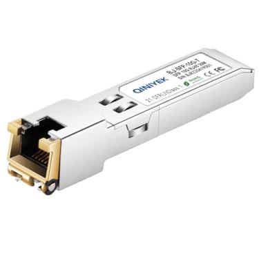 Imagem de Módulo SFP+ para RJ45, 10Gbase-T SFP+ Mini Gbic Transceptor Compatível com Cisco SFP-10G-T-S, Meraki, Ubiquiti UniFi UF-RJ45-10G, Fortinet, TP-Link TL-SM5310-T e mais