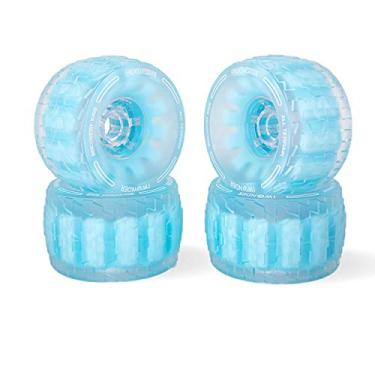 Imagem de IWONDER Cloud Wheel Rodas de skate elétrico Discovery 105 mm Patenteadas Núcleo de Espuma de Amortecimento Todo Terreno Off Road 78A Translúcido Uretano Longboard Rodas (não Aplicável ao Motor de Cubo