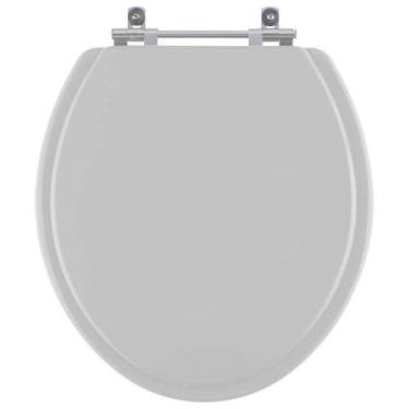 Imagem de Tampa de Privada em MDF Buzios Cinza Claro para vaso Hervy - Pontto La