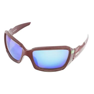 Imagem de Modelo SPY 51 - Madox Chocolate Brilho - Lentes: Azul