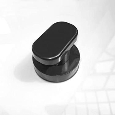 Imagem de WANLIAN - Maçaneta de porta espelhada de vidro com ventosa potente, gaveta de geladeira banheiro ventosa corrimão de parede, maçaneta de chuveiro de banheira puxador de armário de gaveta de cozinha