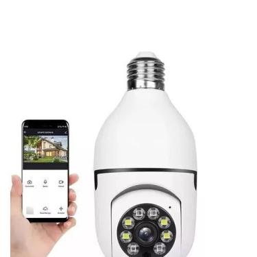 Imagem de Camera Ip Giratória 1080p Externa Prova Zoom Dágua Noturna 360G - Yoos
