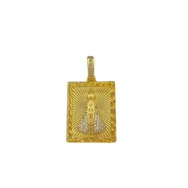 Imagem de Pingente nossa senhora p - banhado a ouro 18k - ToJoia18k