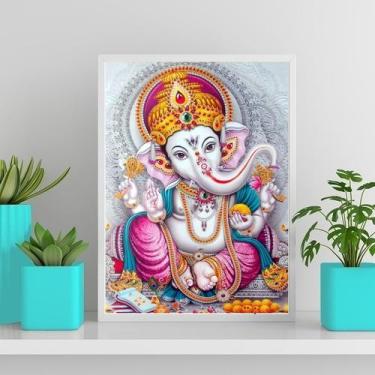 Imagem de Quadro Elefante Ganesha Baby 33x24cm - Quadros On-line