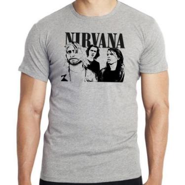 Imagem de Camiseta Nirvana Blusa criança infantil juvenil adulto camisa tamanhos