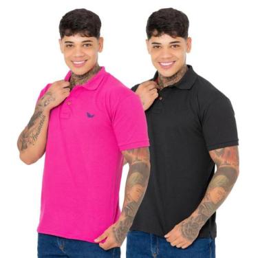 Imagem de Kit 2 Camisa Polo Ridens Estilo Único e Elegante, Compre Agora, GG, Pr