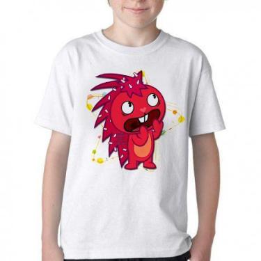 Imagem de Camiseta Infantil ou adulto Happy Tree Friends Flakey Blusa Criança to