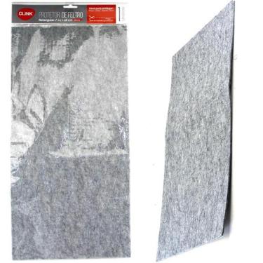 Imagem de Feltro Adesivo Protetor Moveis Cadeira Janela Porta 48x24cm - Clink, C