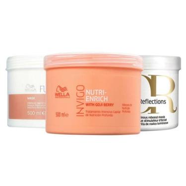 Imagem de Kit Wella Pro Masc Er500 + Masc Rf500 + Masc Fs500 - Wella Professiona