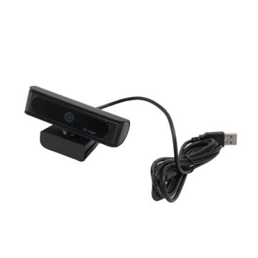 Imagem de Webcam USB Com Reconhecimento Facial de 2MP, Câmera HD 1920x1080P Com ângulo de Visão de 80 Graus para Laptop, AB