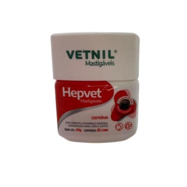 Imagem de Hepvet Mastigáveis Com 30 Comp Para Cães E Gatos Vetnil