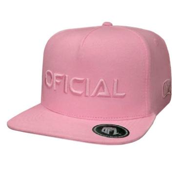 Imagem de Boné Snapback OFL Aba Reta Rosa