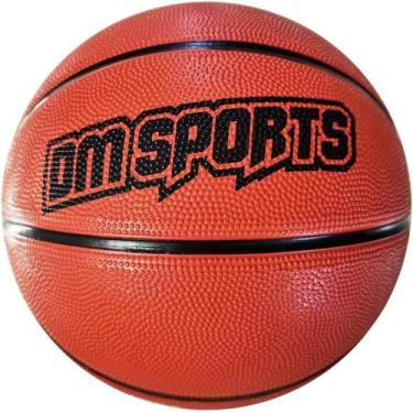 Imagem de Bola de basquete 8 gomos borracha -  dm sport - DM TOYS