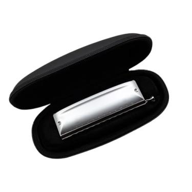 Imagem de Para Iniciantes harmônica Gaita Cromática Com Trastes De Metal De 12 Furos Para Iniciantes Em Tom C