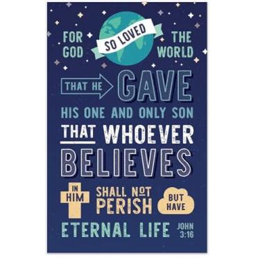 Imagem de Moments With The Book God's Way Of Salvation (João 3:16) (Gospel Tract - Pacote de 100 - NIV)