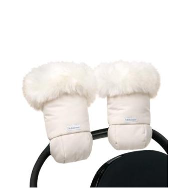 Imagem de Luvas Warmmuffs para carrinho de bebê Enfant das 7h – Luvas anticongelantes para guidão, repelente de água, aquecedor de mãos para clima frio, forro de pelúcia | Acessórios para carrinho de inverno