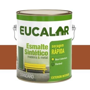 Imagem de tinta esmalte eucalar marrom 900 ml